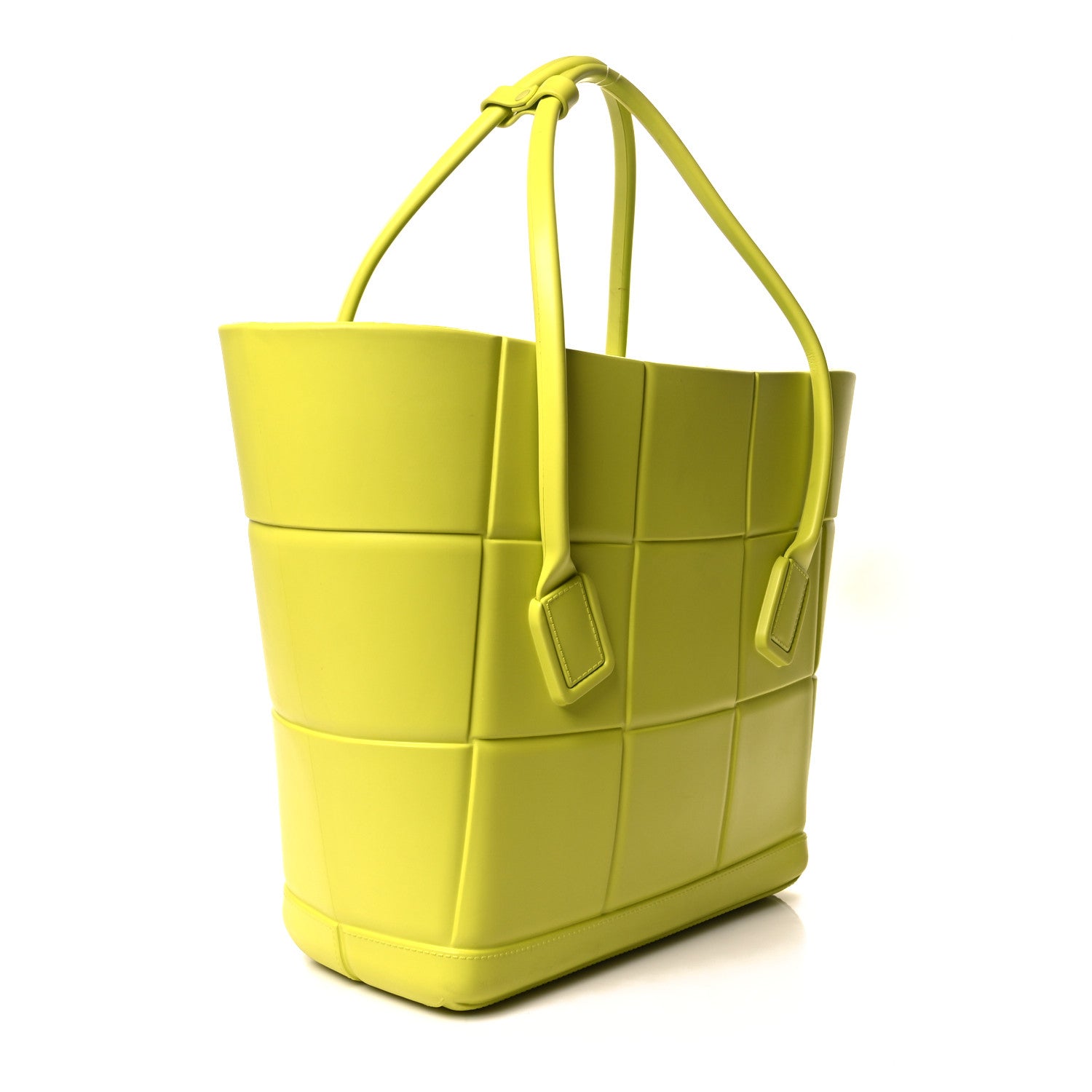 Bottega Veneta Rubber Maxi Intrecciato Medium Arco Kiwi Green 3 of 11