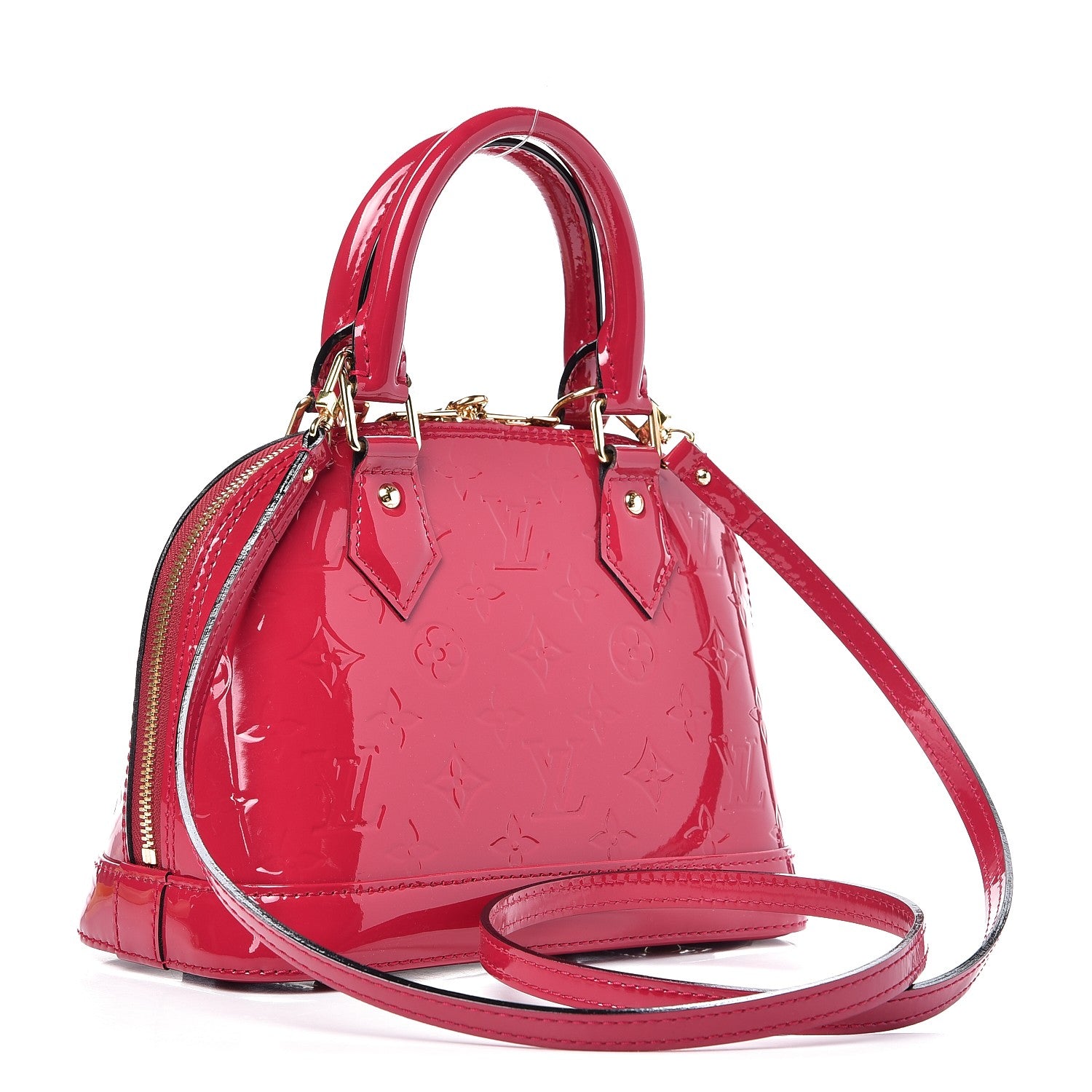 Louis Vuitton Vernis Alma BB Rose Indien 3 of 7