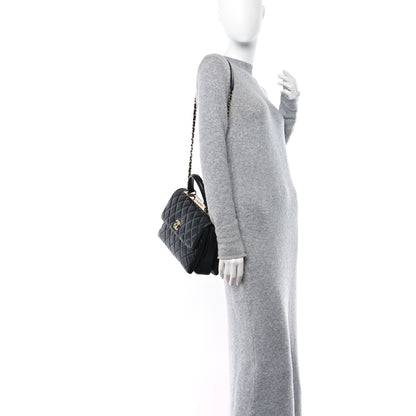 Chanel Lambskin Quilted Medium Trendy CC Flap Dual Handle Bag Black 2 of 12