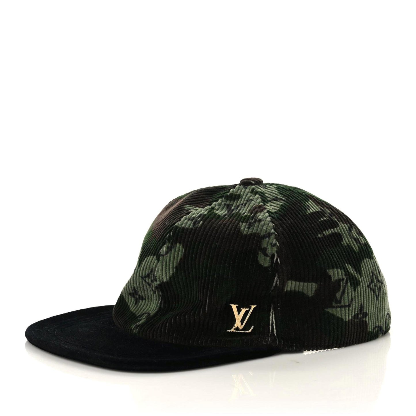 Corduroy Monogram Easy Fit Camo Cap 60 Kaki