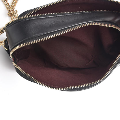 Chanel Calfskin Grosgrain Stitched Button Up Camera Case Black 6 of 13
