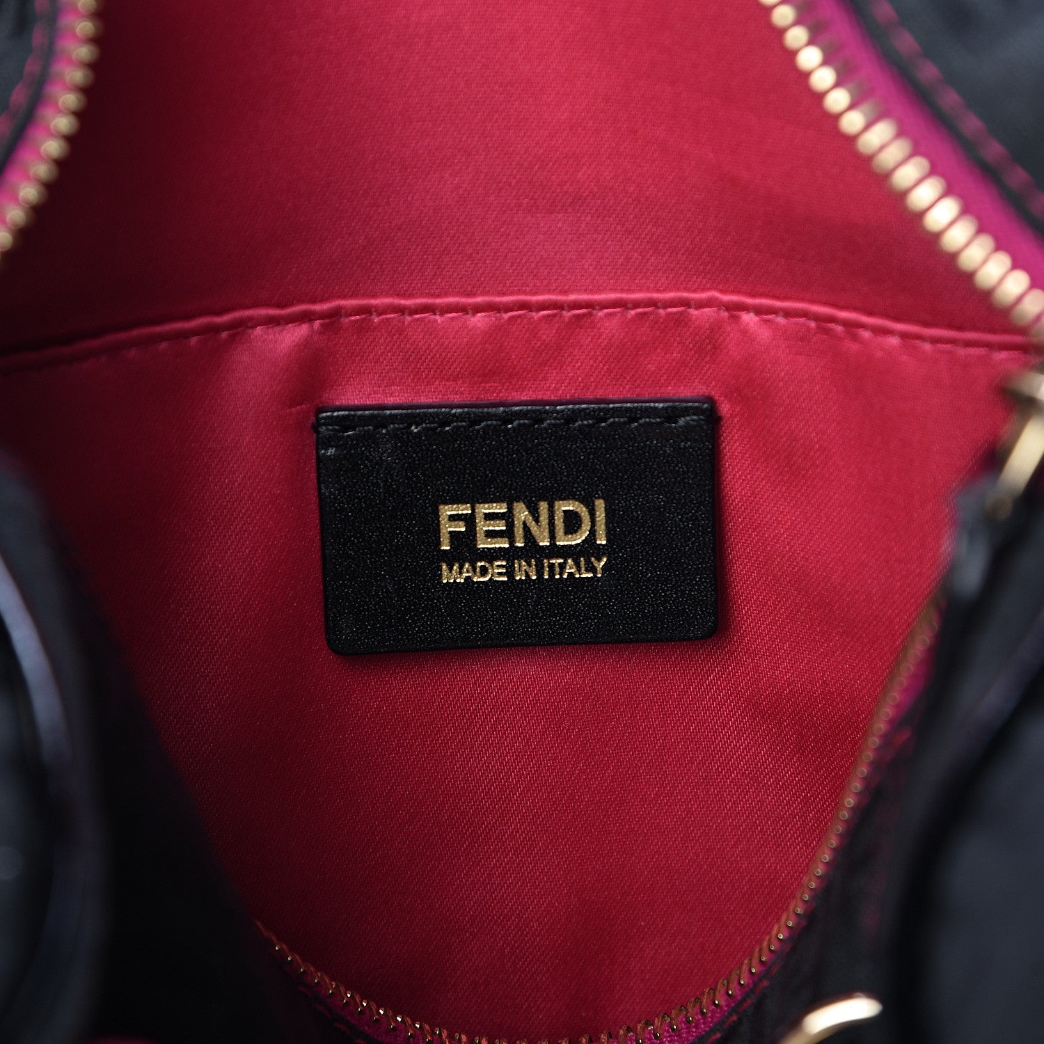 Fendi Zucchino Forever Boston Black Pink 6 of 11