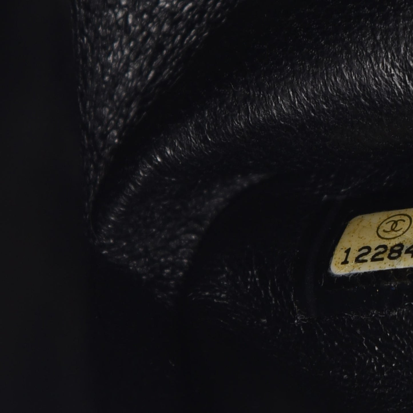 Metallic Calfskin Striped 2.55 Reissue 227 Flap Black