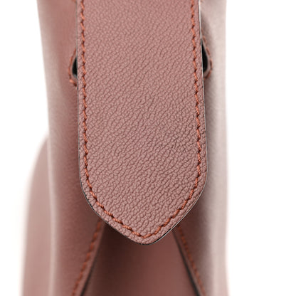 Burberry Soft Grain Calfskin House Check Small Helmsley Crossbody Dusty Pink 16 of 17
