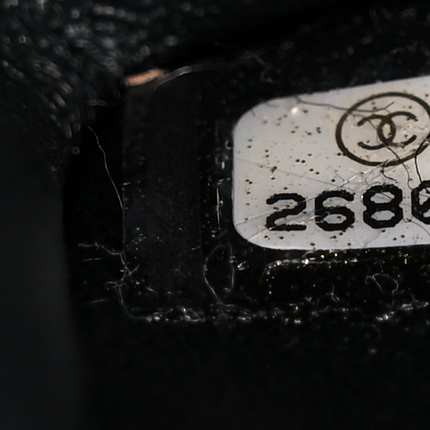 Chanel Lambskin Chevron Quilted Mini Rectangular Flap Black 7 of 9