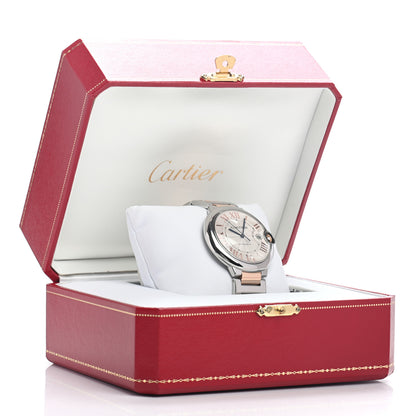 Cartier Stainless Steel 18K Pink Gold 42mm Ballon Bleu De Cartier Automatic Watch 5 of 5