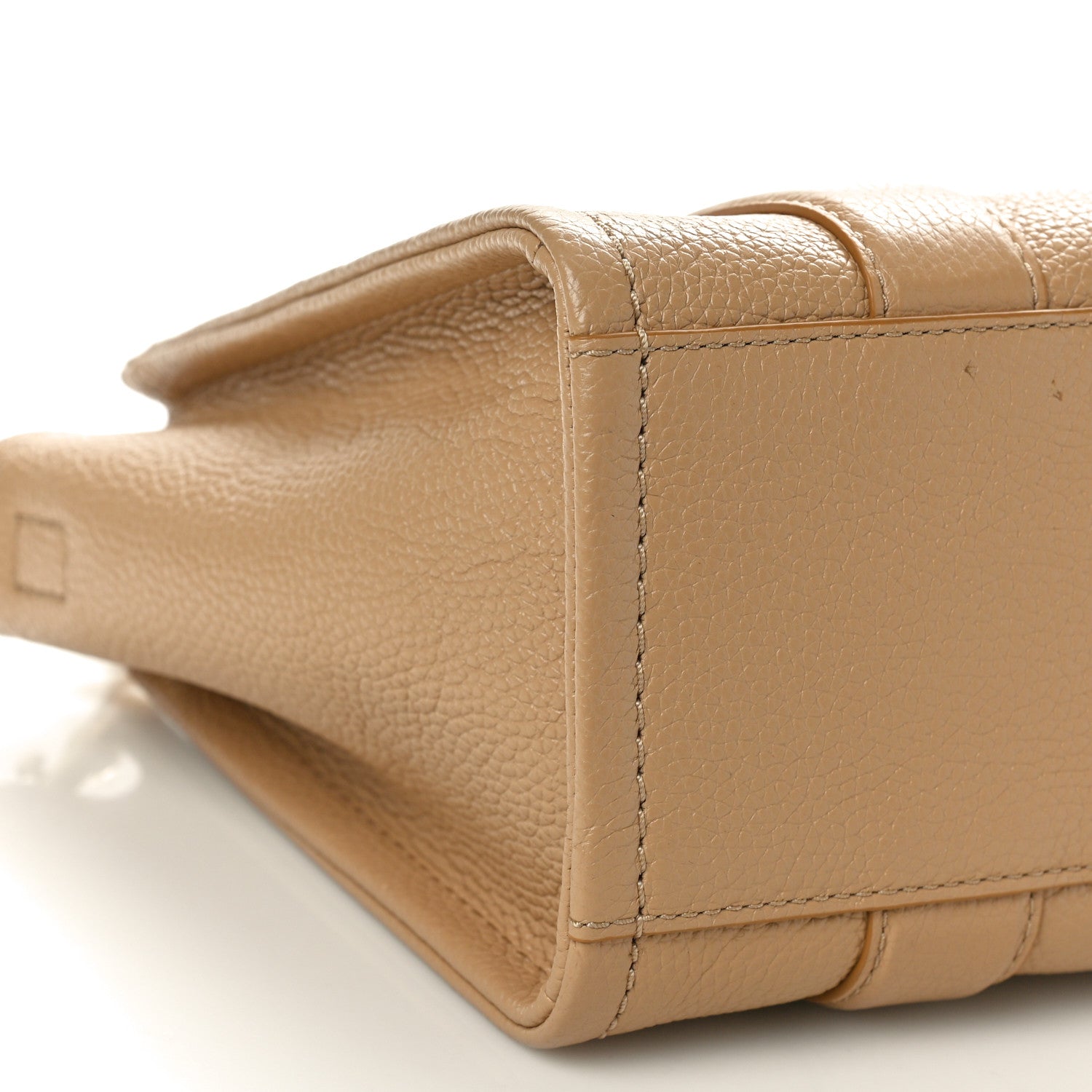 Marc Jacobs Grained Calfskin Mini The Tote Bag Camel 9 of 11