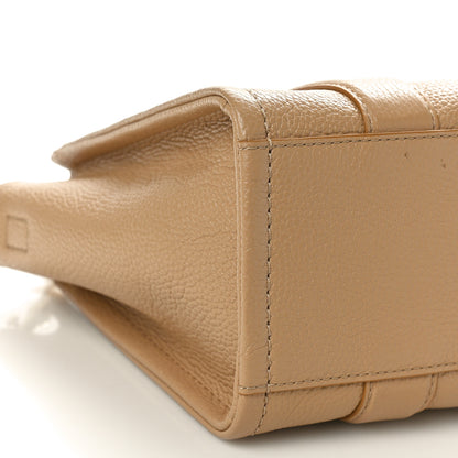 Marc Jacobs Grained Calfskin Mini The Tote Bag Camel 9 of 11