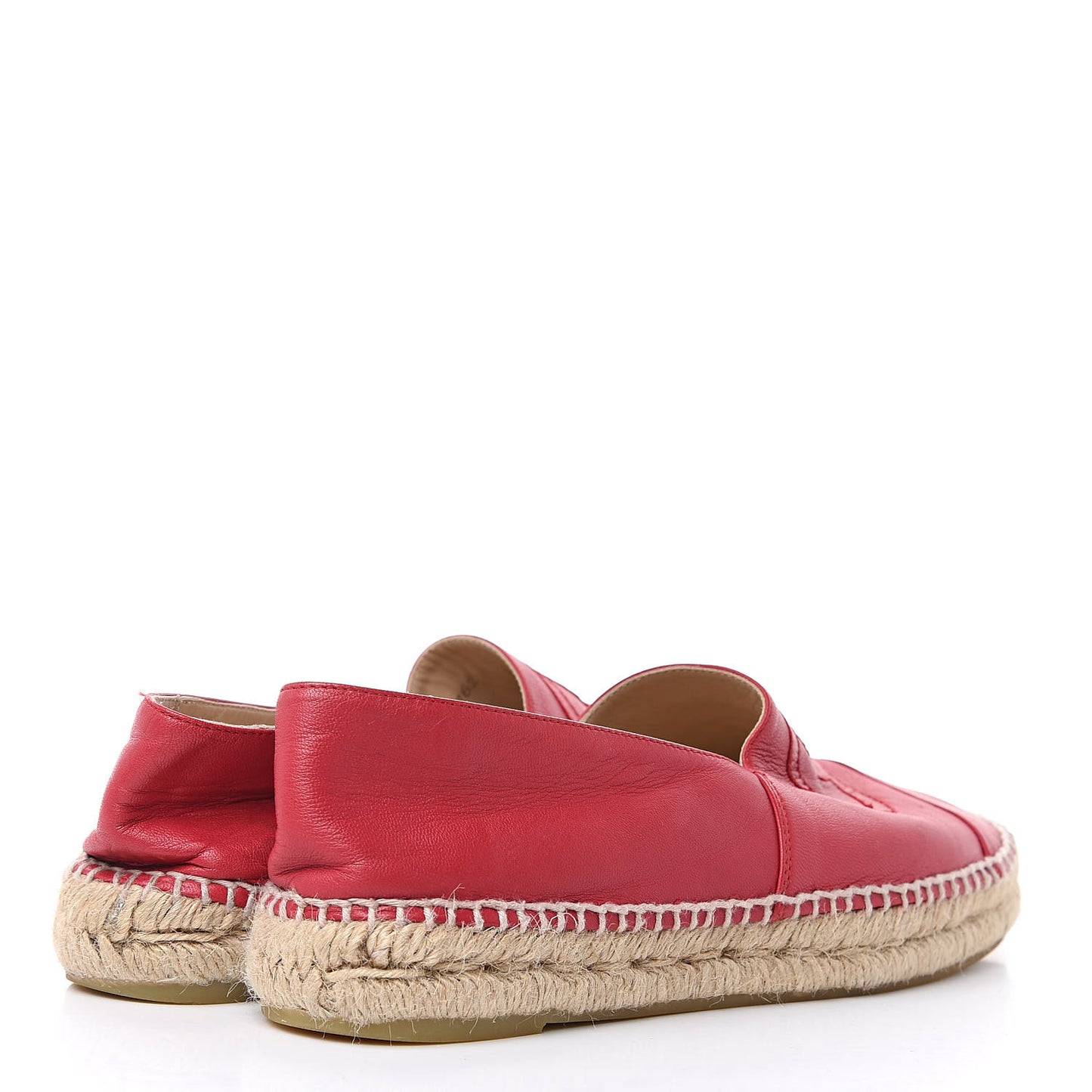 Lambskin CC Espadrilles 41 Pink
