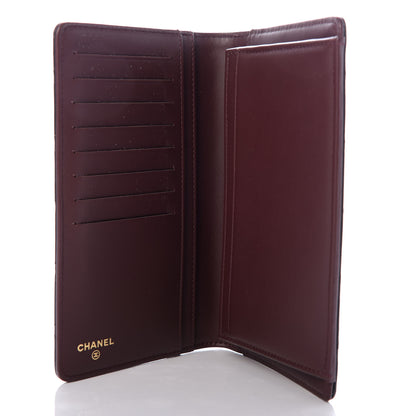 Chanel Aged Calfskin Quilted Reissue Yen Wallet Black 5 of 6