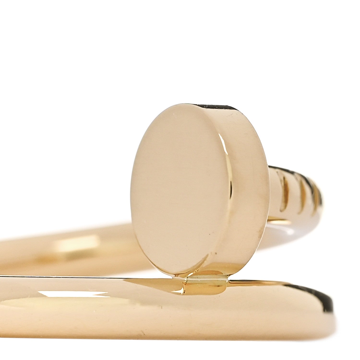 Cartier 18K Yellow Gold Juste Un Clou Ring 51 5.75 4 of 6