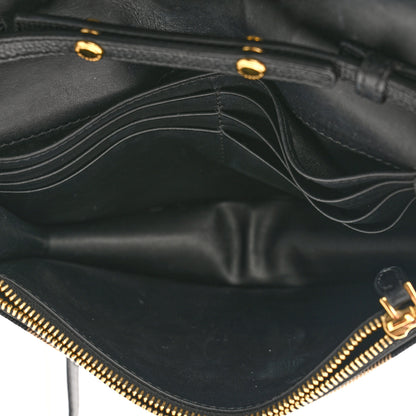 Burberry Calfskin Vintage Check Small Loxley Crossbody Black 5 of 9