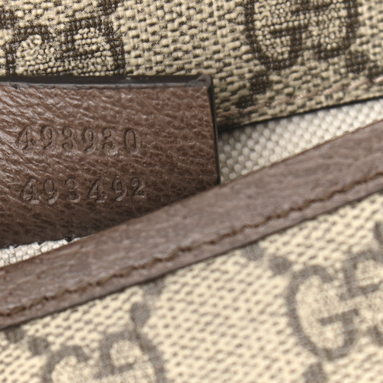 Gucci GG Supreme Monogram Neo Vintage Web Belt Bag Brown 7 of 12