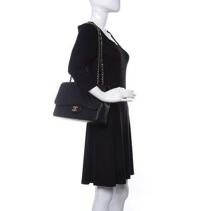 Chanel Caviar Quilted Jumbo Single Flap Black 2 of 9