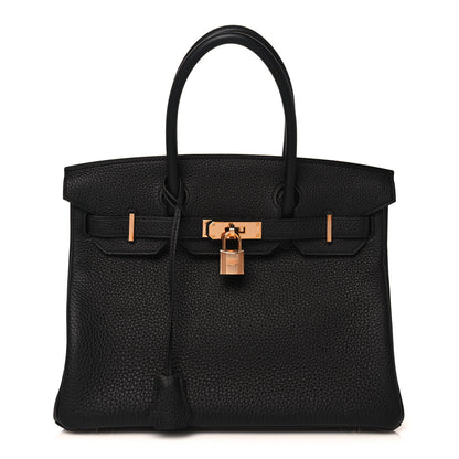 Hermes Togo Birkin 30 Black 1 of 34