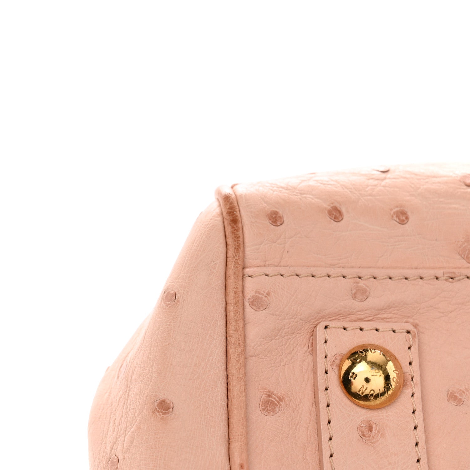 Louis Vuitton Ostrich Frame Speedy Pink 12 of 13
