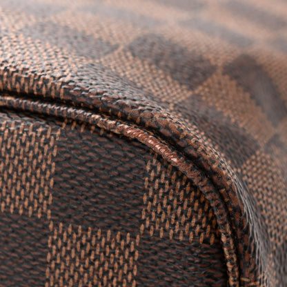 Louis Vuitton Damier Ebene Neo Neverfull MM Rose Ballerine 12 of 14