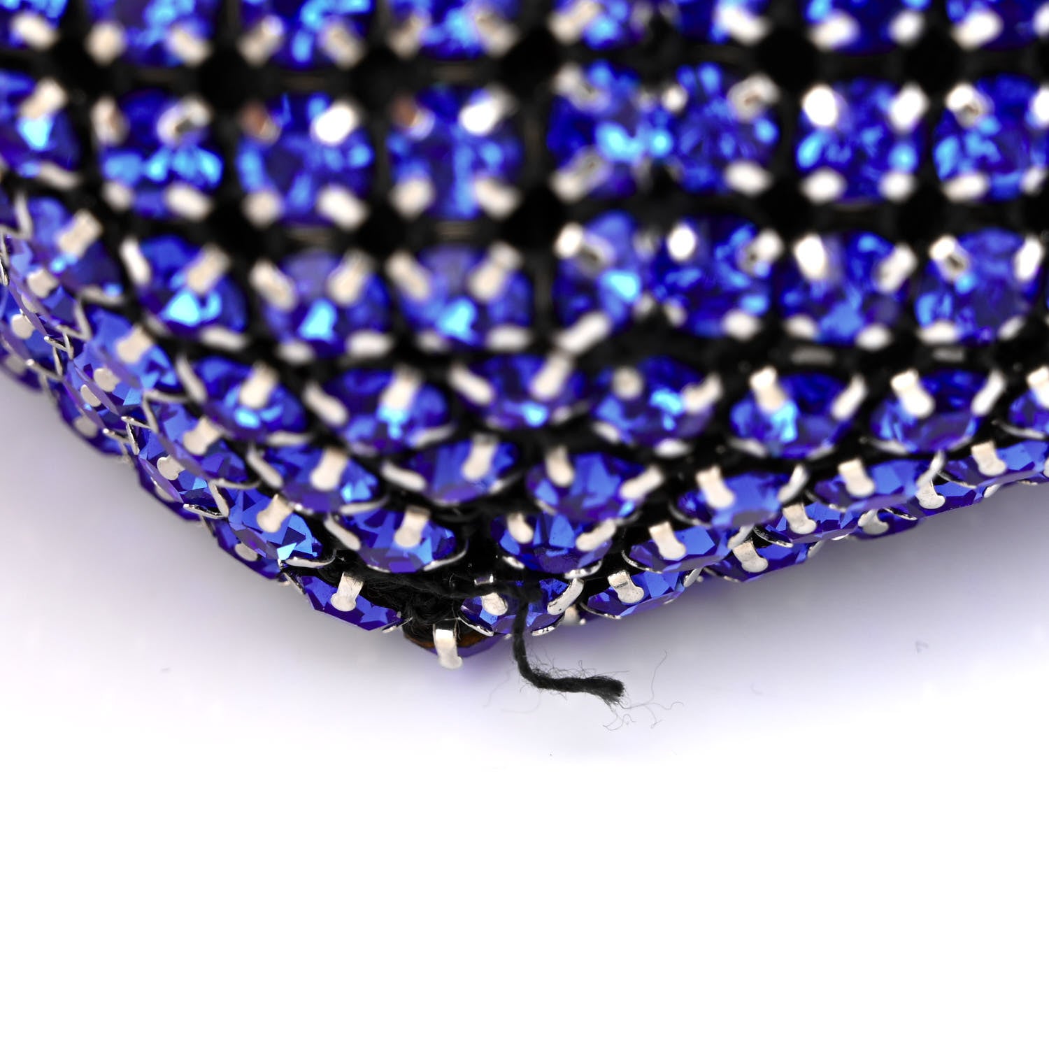 Alexander Wang Mesh Crystal Rhinestone Mini Cruiser Duffle Cobalt 10 of 11
