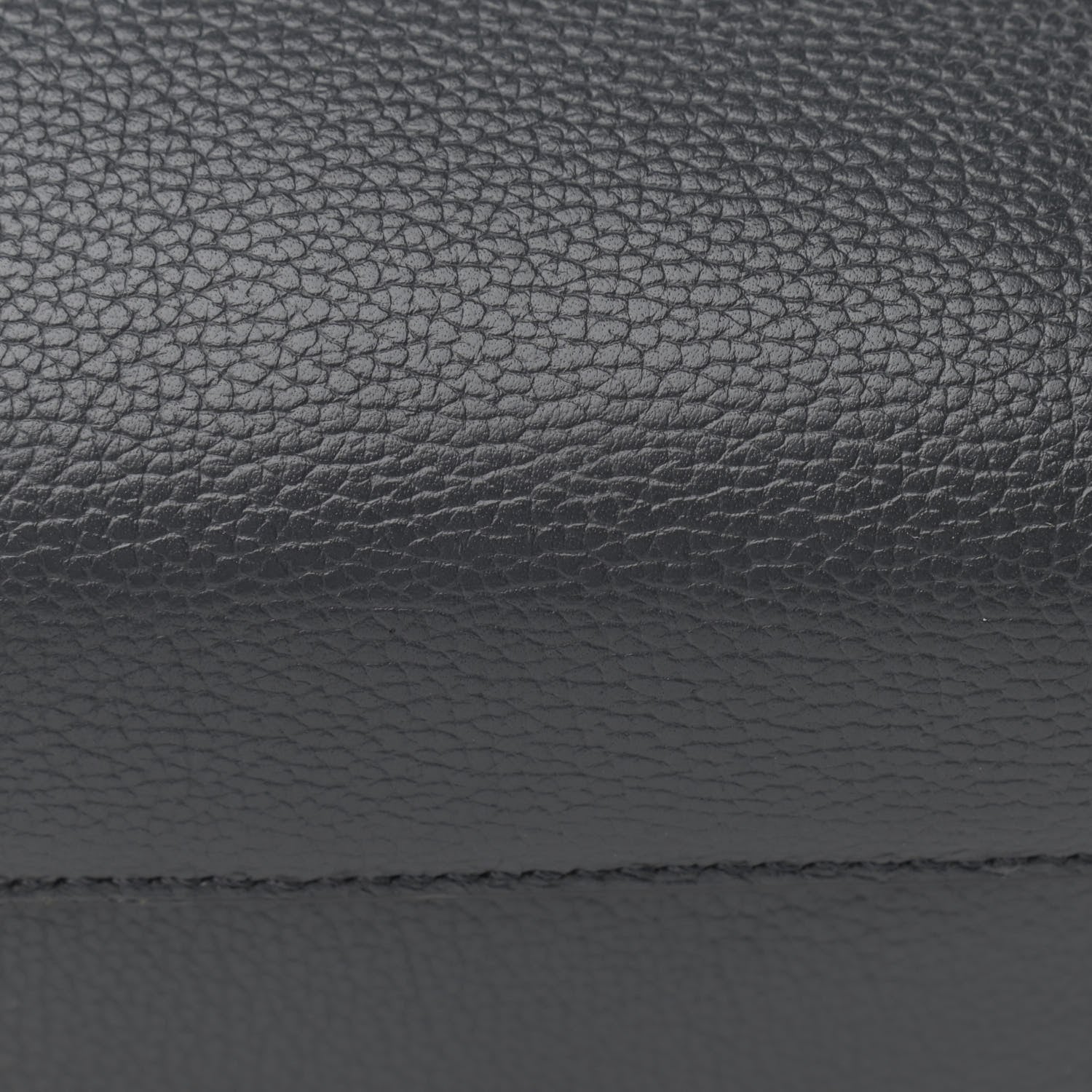 MCM Grained Calfskin Large Milla Tote Phantom Grey 12 of 14