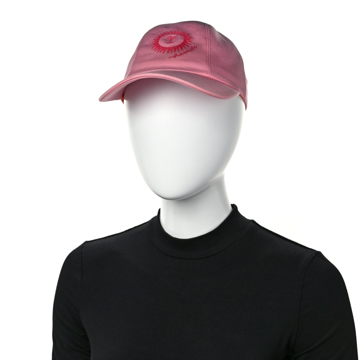 Hermes Cotton Davis Sunshine Hat 56 Rose 2 of 9