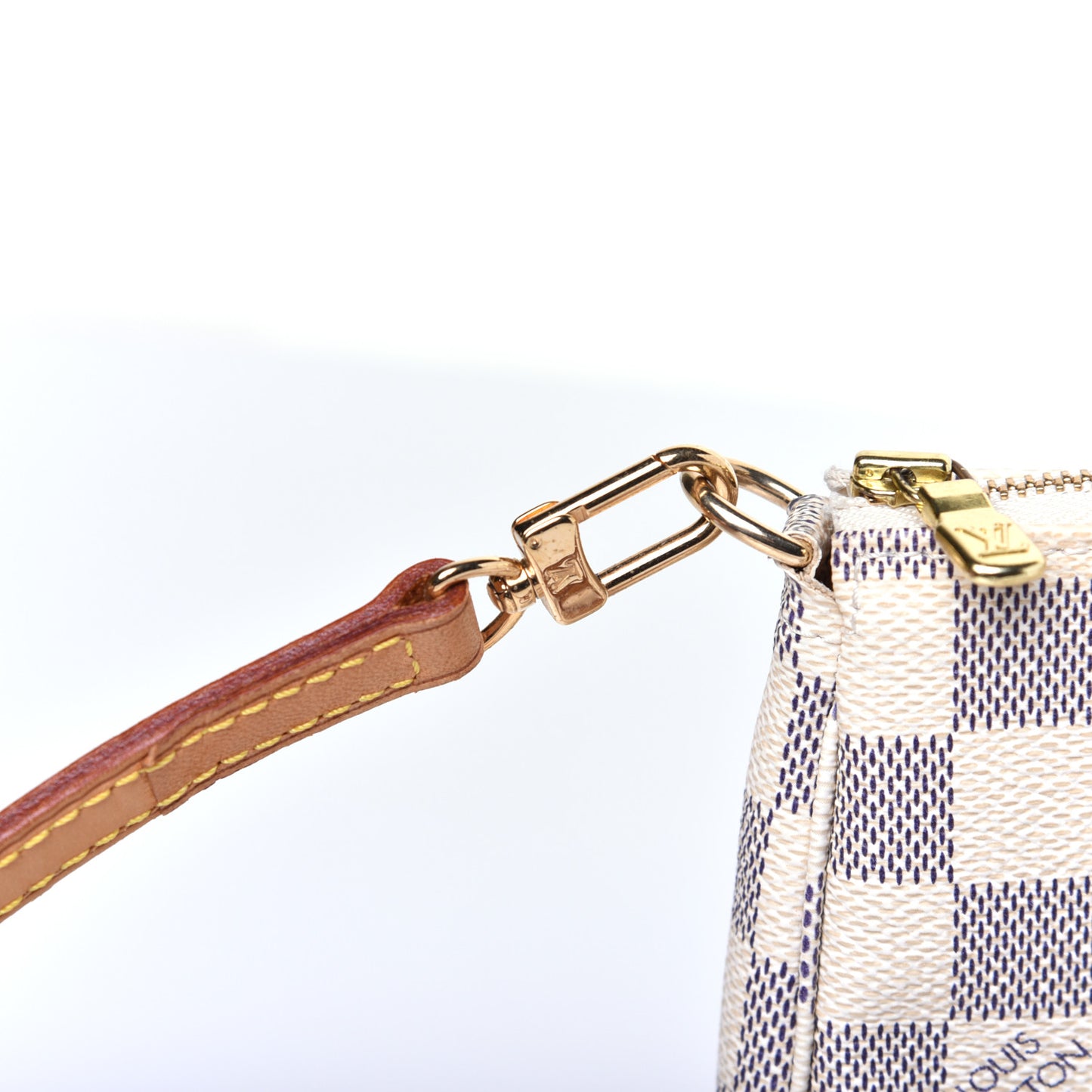 Damier Azur Accessories Pochette Long Strap