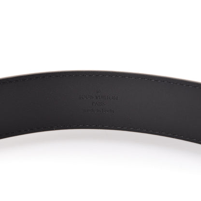 Louis Vuitton Calfskin 35mm Pont Neuf Belt 75 30 Black 4 of 9