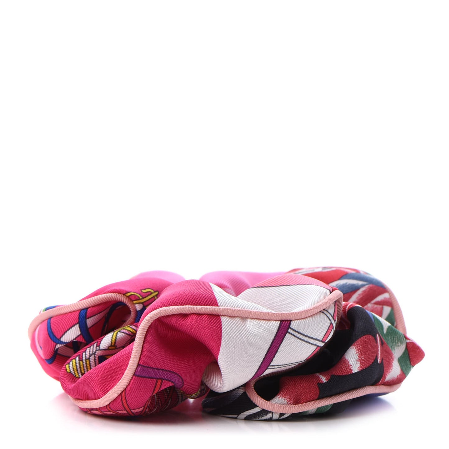 Silk Patchwork Claudia Scrunchie Multicolore