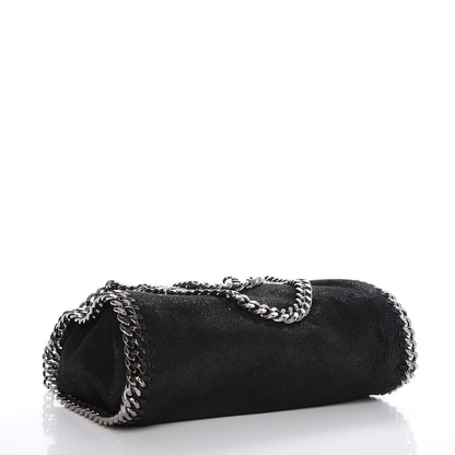 Stella McCartney Shaggy Deer Mini Falabella Fold Over Tote Black 5 of 8