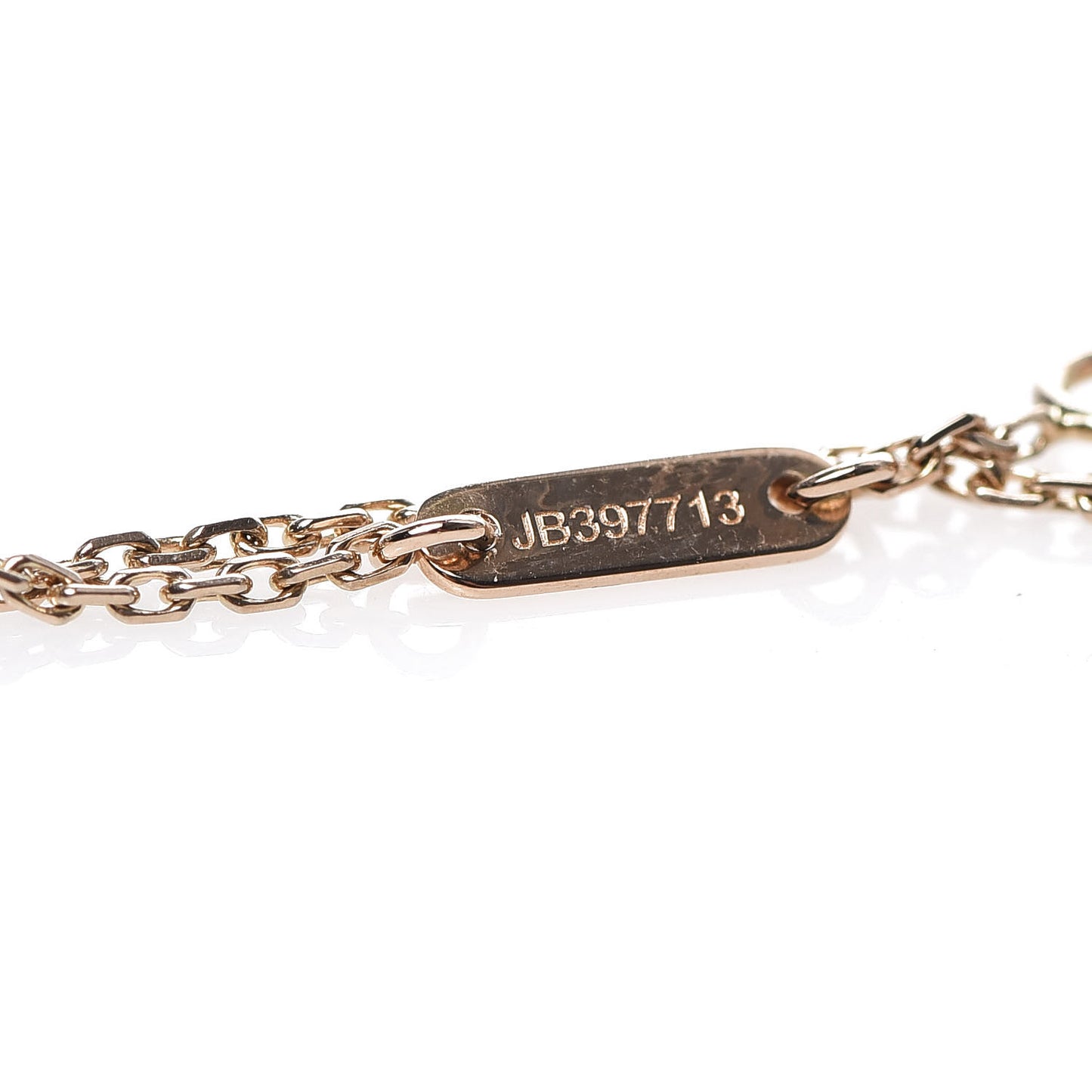 18K Rose Gold Carnelian Sweet Alhambra Heart Bracelet