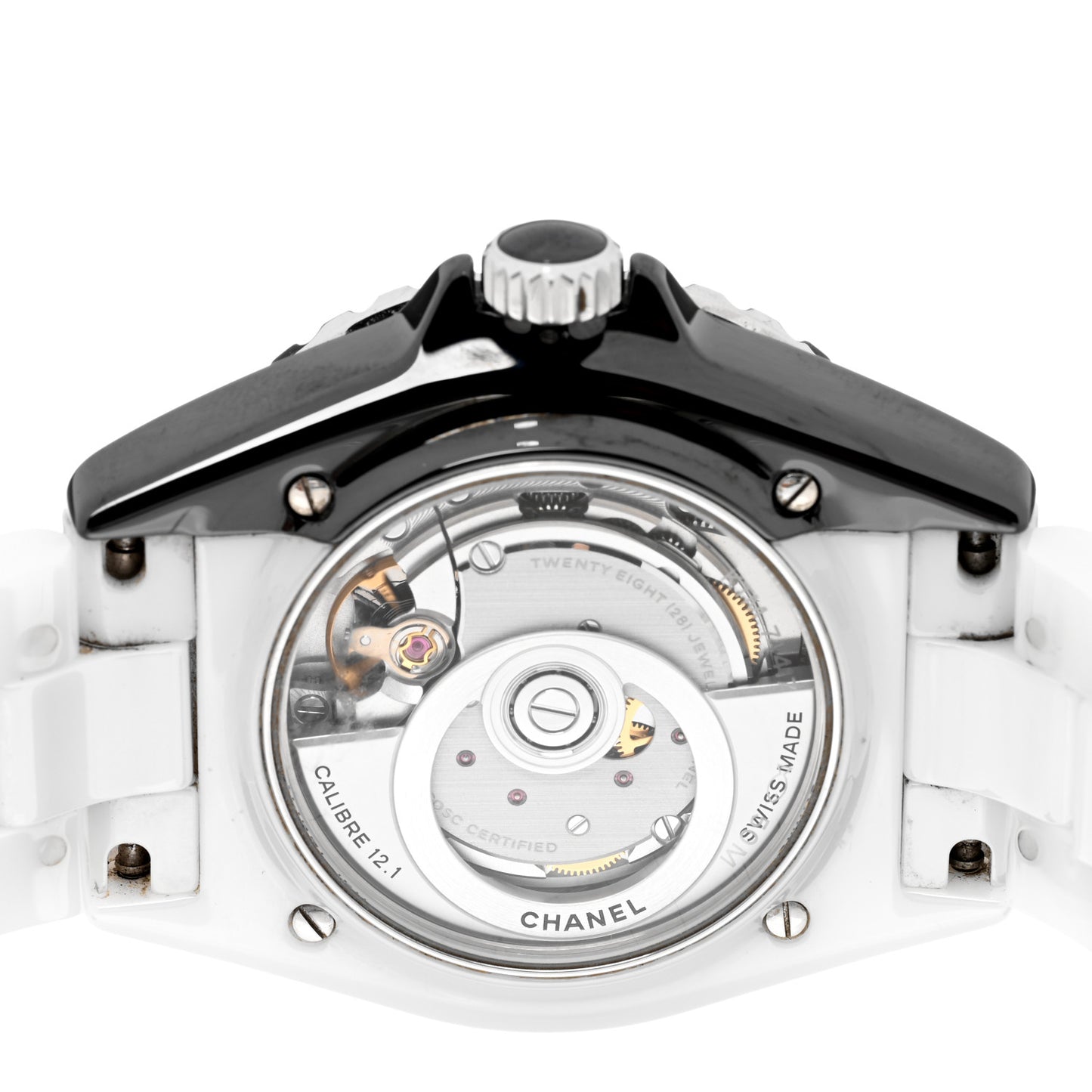 Stainless Steel Ceramic 38mm J12 Paradoxe Automatic Watch White