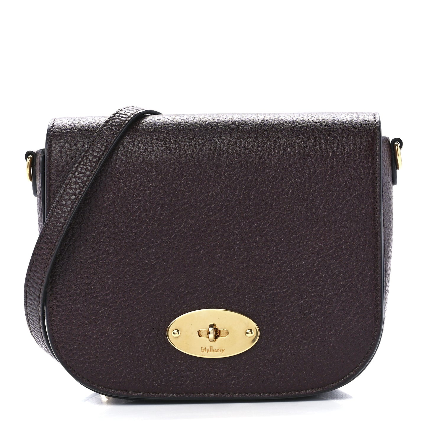 Classic Grained Calfskin Small Darley Satchel Oxblood