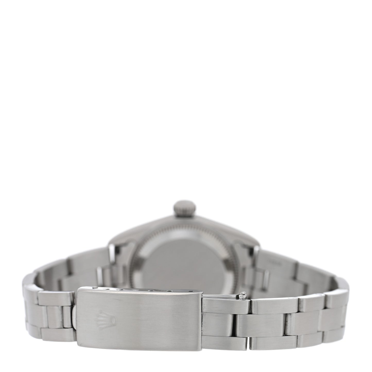 Stainless Steel 18K White Gold 24mm Oyster Perpetual Watch Pink 76094