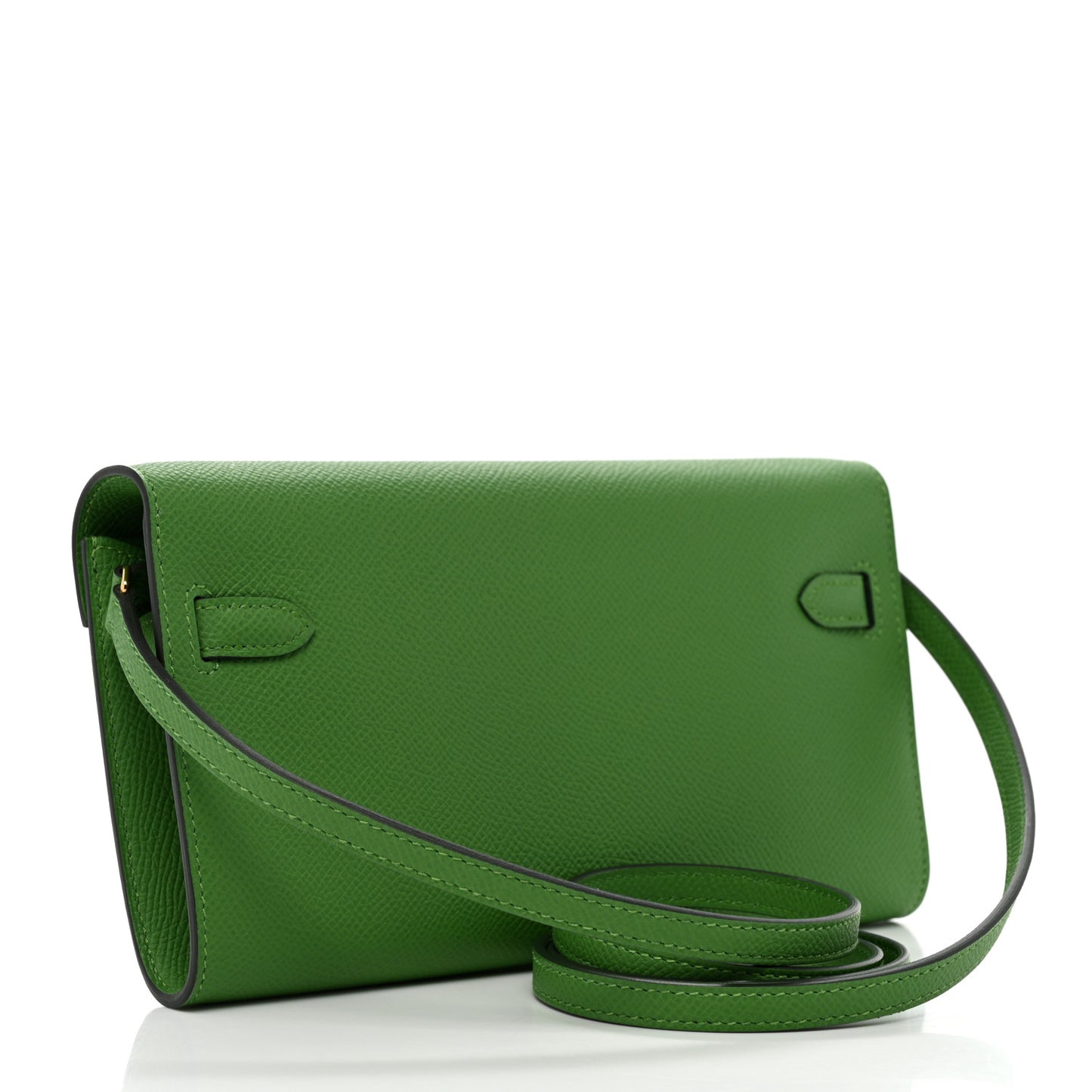 Epsom Kelly Wallet To Go Vert Yucca