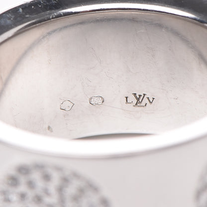 Louis Vuitton 18K White Gold Diamond Empreinte Ring 49 4.75 6 of 7