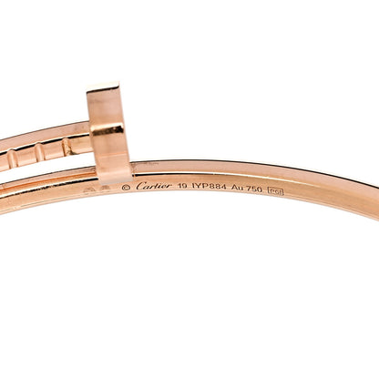 Cartier 18K Pink Gold Small Juste Un Clou Bracelet 19 3 of 3