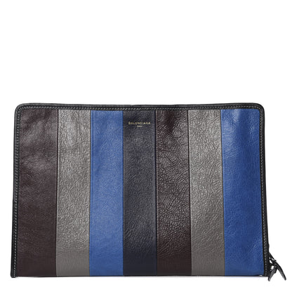 Balenciaga Veau Arena Multicolore Bazar Pouch Grey Black Blue 1 of 8