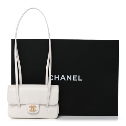 Chanel Shiny Caviar Mini Preppy Coco Shoulder Bag White 11 of 11