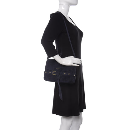 Jimmy Choo Suede Small Lexie Crossbody Blue 2 of 10