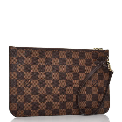 Louis Vuitton Damier Ebene Neverfull MM GM Pochette 3 of 8