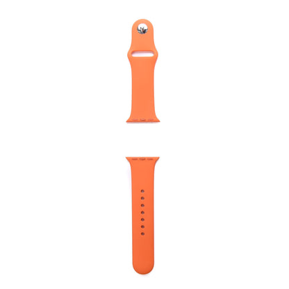 Hermes Silicone 40mm Apple Sports Watch Single Tour Band Orange 1 of 4