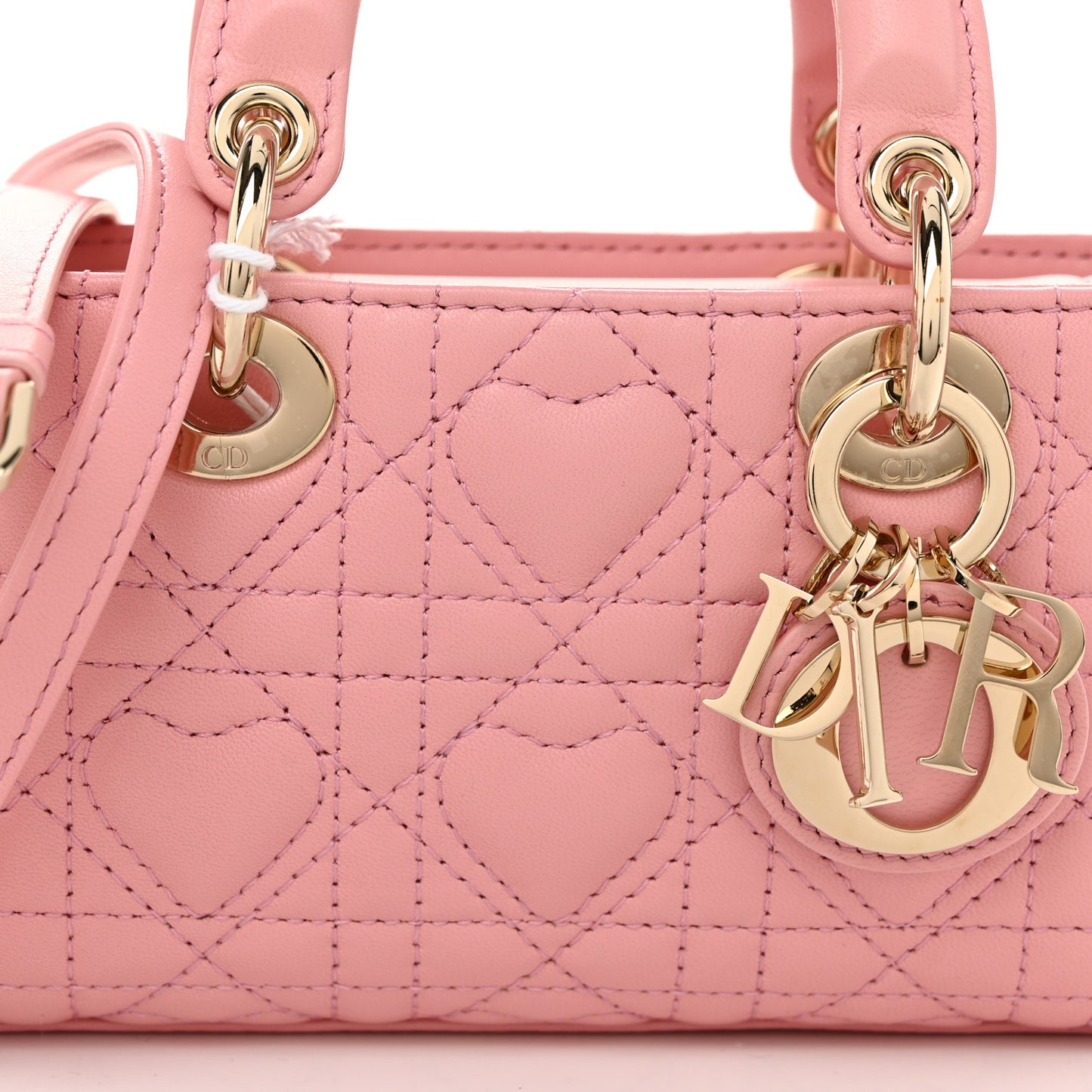 Lambskin Cannage Dioramour Micro Lady D-Joy Melacoton