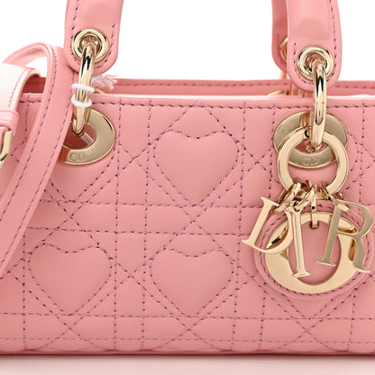 Christian Dior Lambskin Cannage Dioramour Micro Lady D-Joy Melacoton 8 of 11