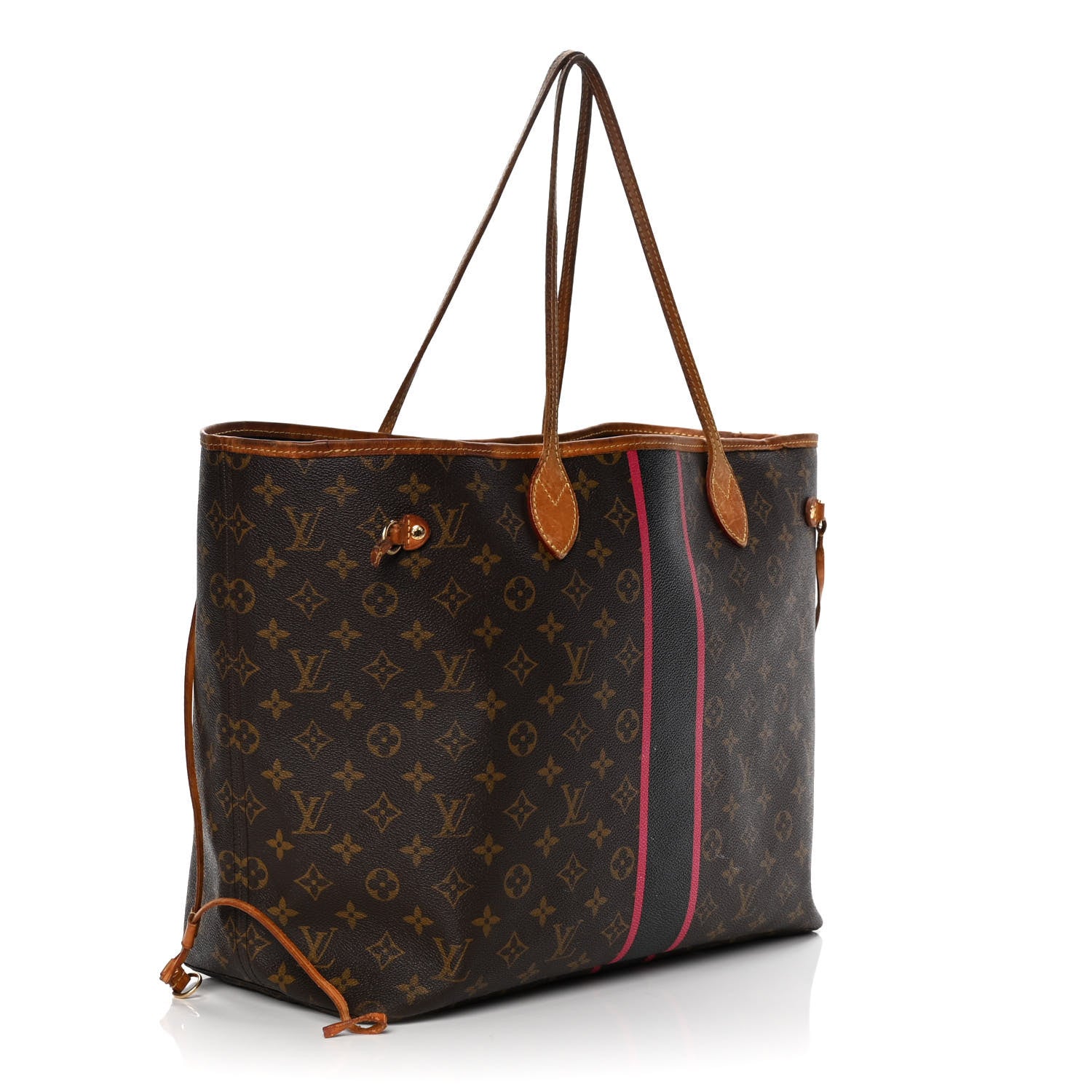 Louis Vuitton Monogram My LV Heritage Neverfull GM Noir Fuchsia 3 of 10