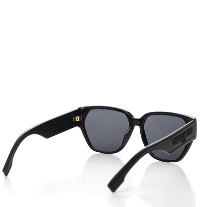 Christian Dior Acetate Square DiorID1 Sunglasses Black 4 of 11