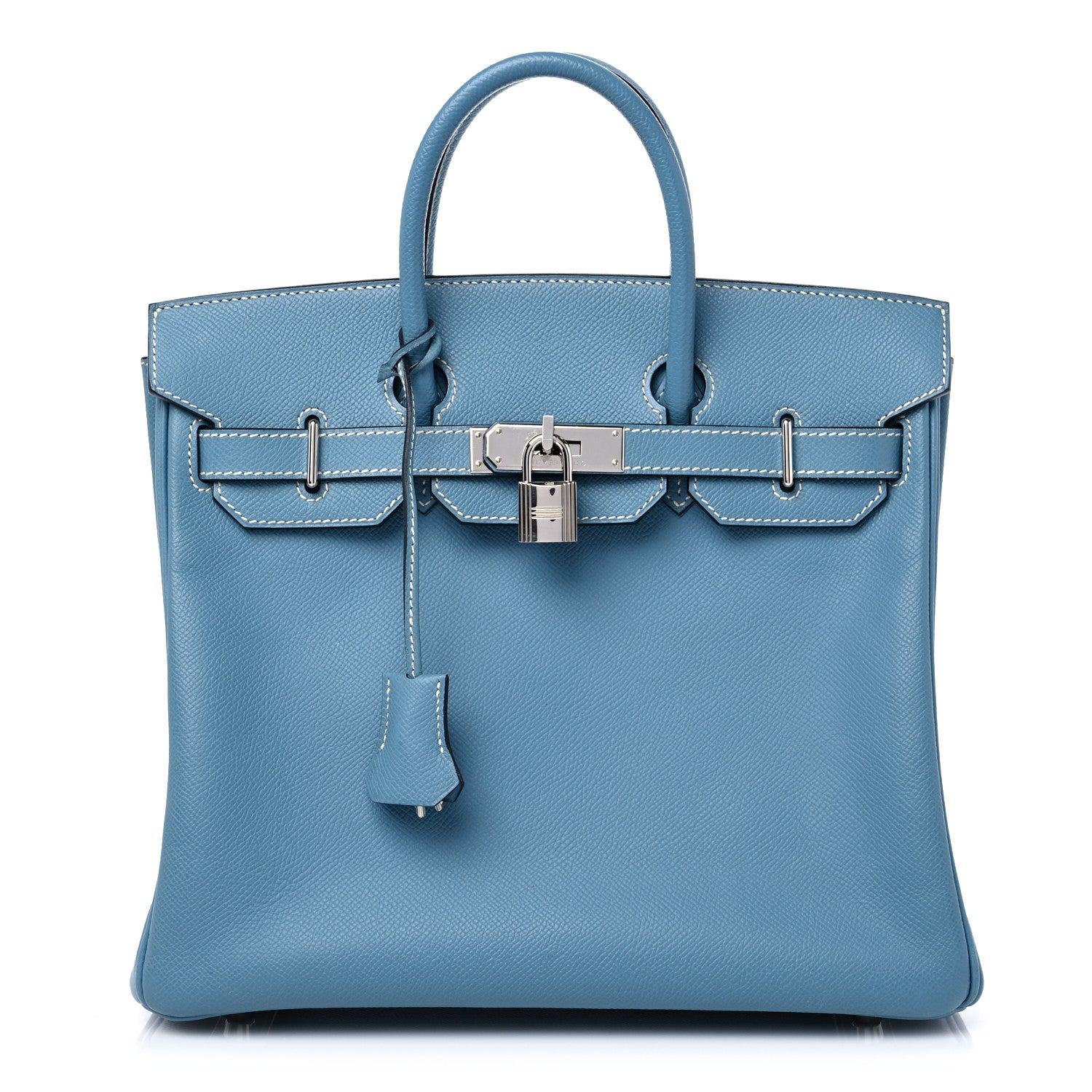 Hermes Epsom HAC Birkin 28 Blue Jean 1 of 15