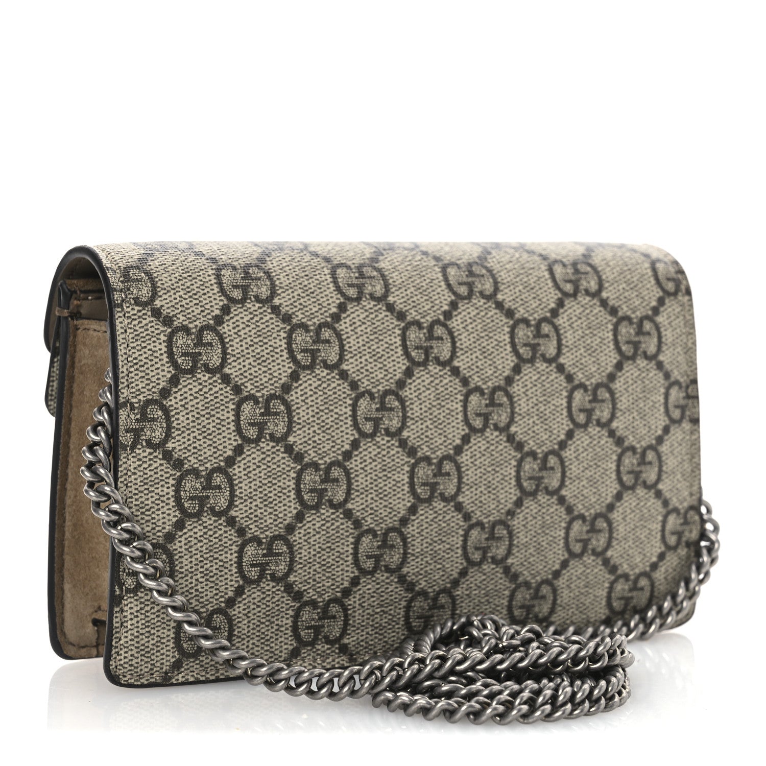 Gucci GG Supreme Monogram Super Mini Dionysus Shoulder Bag Taupe 3 of 12