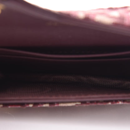 Christian Dior Oblique Saddle Card Holder Bordeaux 7 of 8