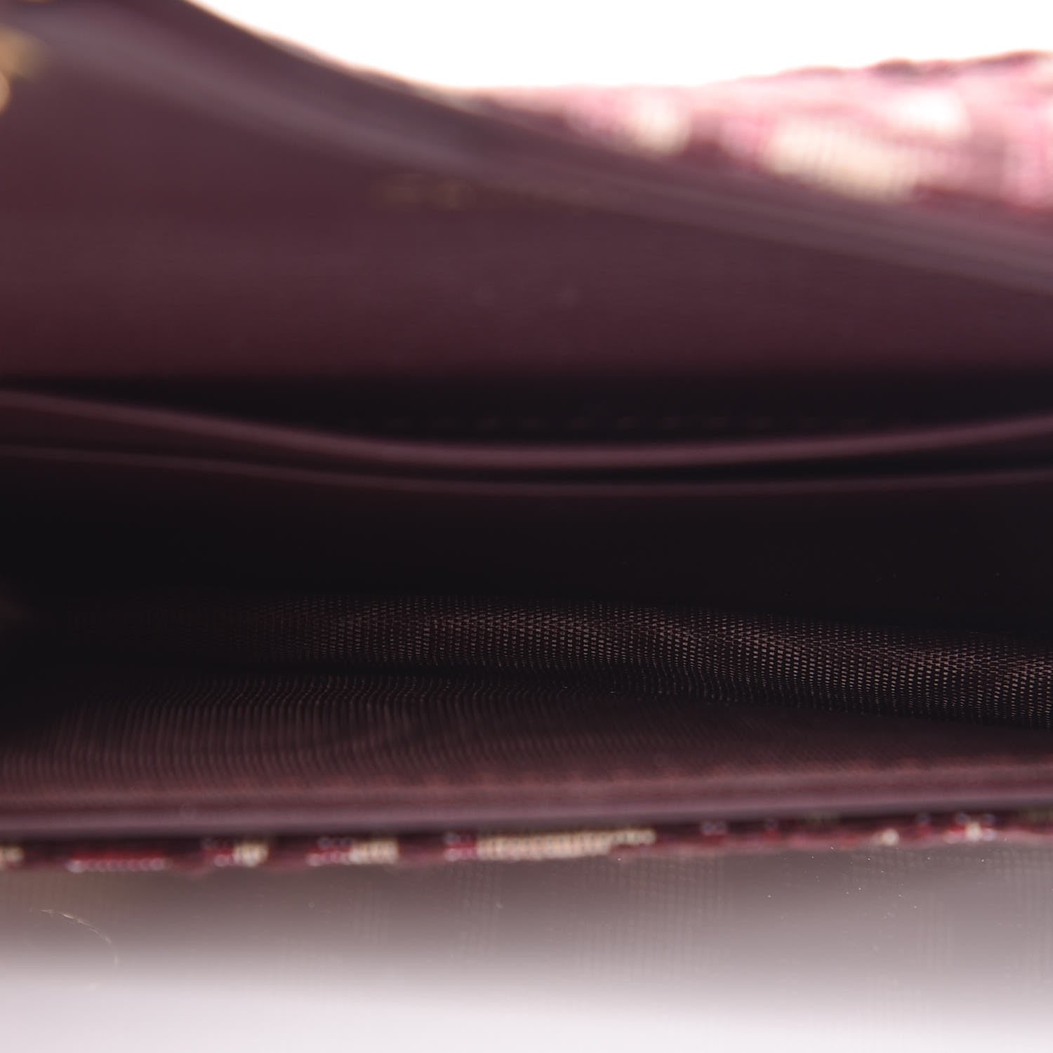 Christian Dior Oblique Saddle Card Holder Bordeaux 7 of 8