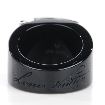 Louis Vuitton Lock Me Ring 6.5 M Black 3 of 5