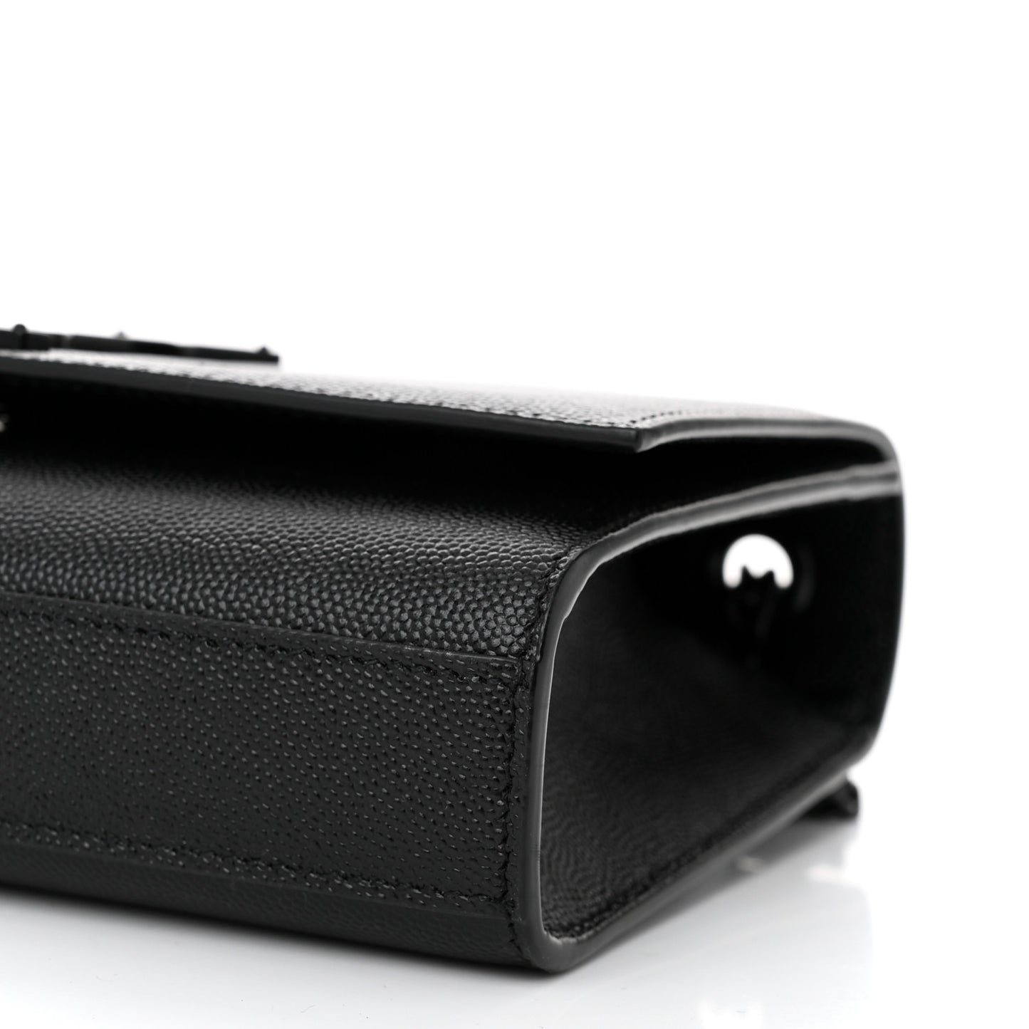 Grain De Poudre Small Monogram Monochrome Kate Satchel Black
